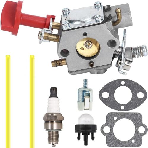 MEVRONISSHOP-Carburateur WTEA-7A Compatible pour Husqvarna 243R 243RJ 543RBK 543RBS 543RBX 543RS 543AE, pour McCulloch B40BT Elite B40P B40B Coupe-Bordures, pour RedMax BCZ400 BCZ400SW débroussailleu