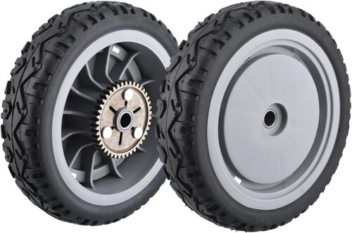 MEVRONISSHOP-Roue Arrière de Tondeuse à Gazon de 8 pouces pour Toro Super Recyclers 107-3709 20381 20384 20383 21381, 2 pièces