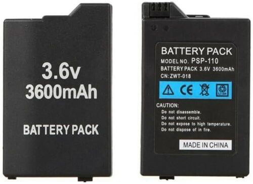 Batterie pour Sony PSP 2000 2004 3000 3004 Compatible Slim 3600mAh