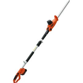 SUBZONAL-Taille-Haie à Batterie 20 V sans Fil Lame en Acier Double Tranchant 45,7 cm Perche Télescopique 188-239 Coupe Haie Branches Électrique avec Chargeur Rapide pour Plantes Hautes Orange