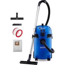 ASFASFq-Nilfisk Multi II 30L T Aspirateur Eau et Poussière avec Prise Électrique pour la Maison, Jardin et Voiture (1400 W)