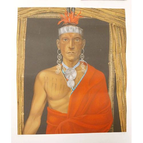 Antoine Tzapoff La Nouvelle-France 1990 Lithographie Signée Et Num. 29 , Gravure
