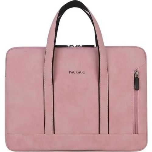 Leytn® Housse Ordinateur Portable 15.6 pouces avec Poignée PU Cuir Étanche Pochette Sac Sacoche pour Macbook Huawei HP ASUS Dell