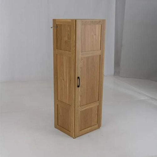 Costway Armoire De Rangement À 4 Niveaux - Porte, Kit Anti-Renversement Pour Salle À Manger, Cuisine,Salon, Salle De Bain Naturel