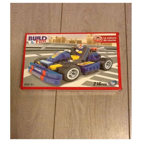 Jeu De Construction Voiture De Course 216 Briques 