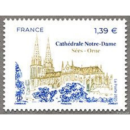 Carhédrale Notre Dame De Sées Année 2025 Yvert Et Tellier Luxe