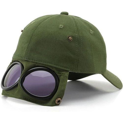 Ppdaz-Casquette De Baseball Unisexe Avec Lunettes De Protection Hip Hop Sport Snapback