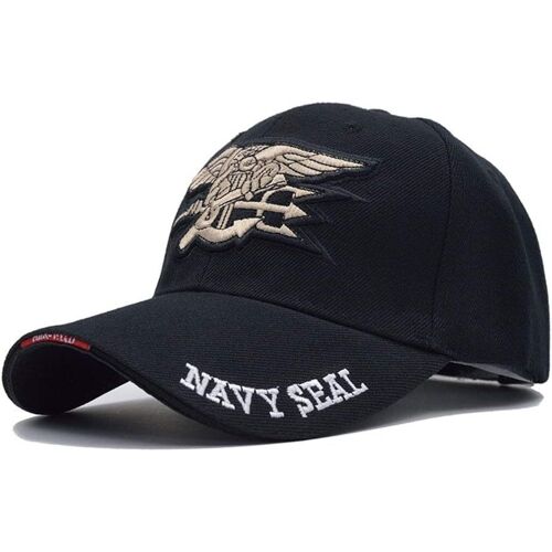 Jexnovashop-Gaoxuqiang Mens Us Navy Baseball Cap Navy Seals Cap Tactical Army Cap Trunker Gorras Snapback Chapeau Pour Adulte,Noir,L