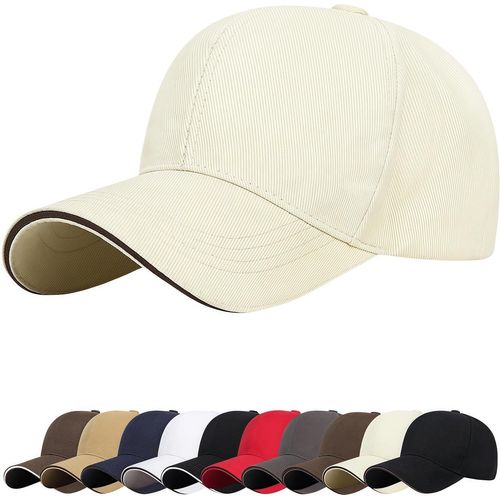 Sept-Casquette De Baseball Coton Anti Soleil Baseball Cap Homme Femme Été Unisexe Casquette De Baseball Anti Soleil Coton Baseball Cap Casquette De Baseball Réglable Unisexe