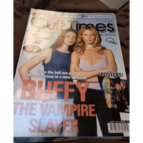 Magazine Cult Times – Buffy The Vampire Slayer – Sarah Michelle Gellar - Janvier 2001 – Vo Anglais