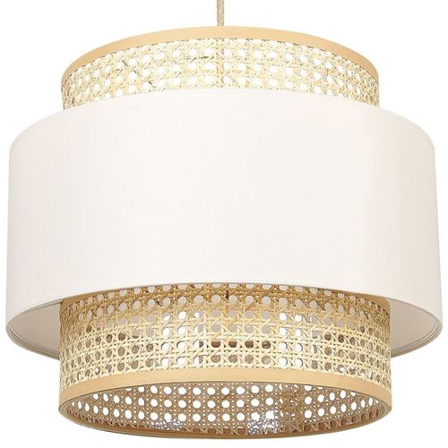 Lampe Suspension En Rotin Beige Et Naturel Yumuri