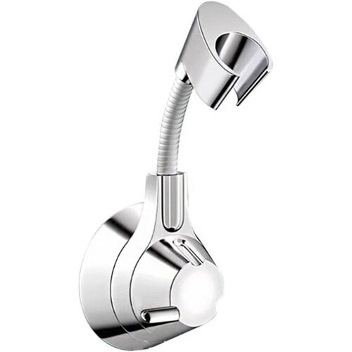 KALANKA-Support de Pomme de Douche, Support de Tige de Douche Réglable, Support Pommeau de Douche Réglable, Support de Pomme de Douche Murale, Support de Pomme de Douche Sans Perçage (Silber306)