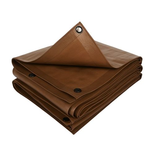 Bâche de jardin marron 140 g/m2 3 x 5 Marron