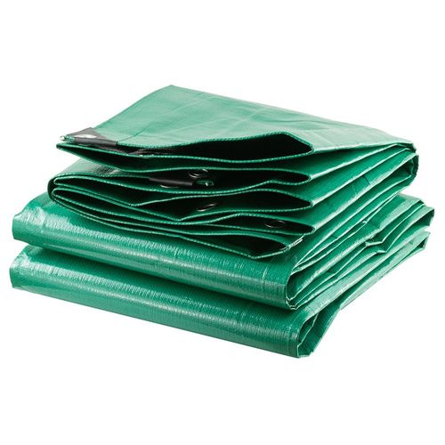 Bâche épaisse ultra résistante 240 g/m2 4 x 5 Vert