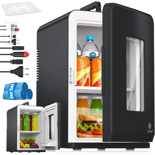 Mini frigo Réfrigérateur de table 15 litres 12V idéale pour voiture et camping