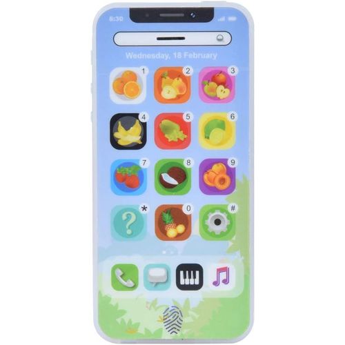 Téléphone portable en plastique simulé pour les enfants avec écran tactile éducative