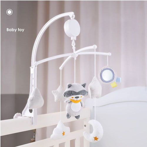 Un Petit Hochet Jouet Pour Lit D'un Raton Laveur Bébé De 0 À 18 Mois, Jouet De Confort Du Lit D'une Comédie Musicale.