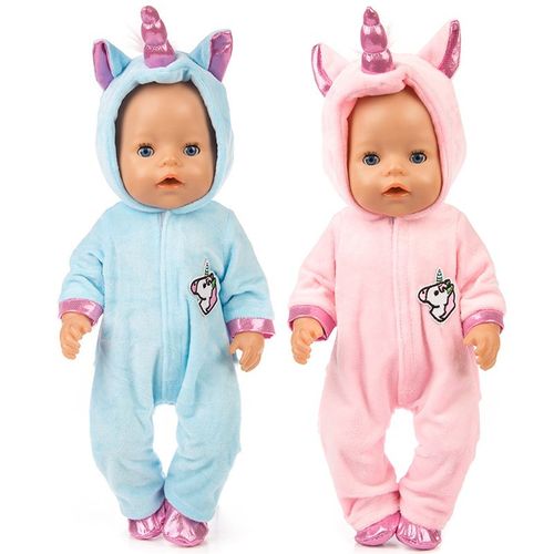2 Pièces De Vêtements De Poupée Mignon Bébé Vêtements 17,5-18 Pouces Fille Américaine Renaissance Poupée Vêtements Chaussures Ensemble