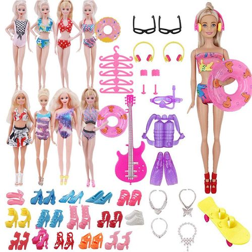 Vêtements et accessoires pour poupées féminines de 30 cm, 40 ensembles de combinaisons