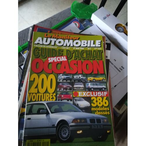 Le Moniteur Automobile Hors Serie 2 De 1997 Guide Achat,Special Occasion,200 Voitures,386 Modeles