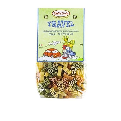 Dalla Costa Travel Pasta Tricolore Con Pomodoro E Spinaci Confezione Risparmio 12x250gr