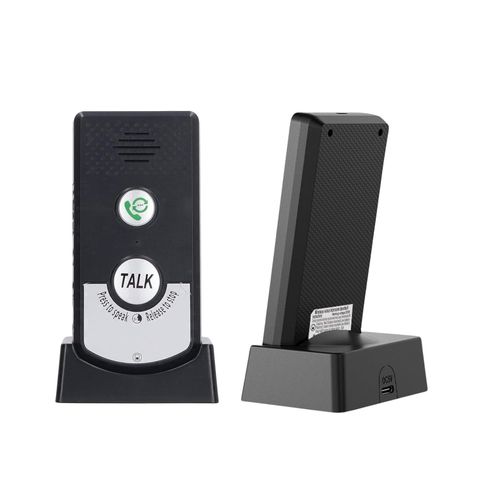 Sonnette D'interphone Vocal à 2 Voies pour la Maison, Sonnette D'interphone sans Fil Bidirectionnelle pour Système D'interphone Intérieur et Extérieur, Amélioration de la sécurité