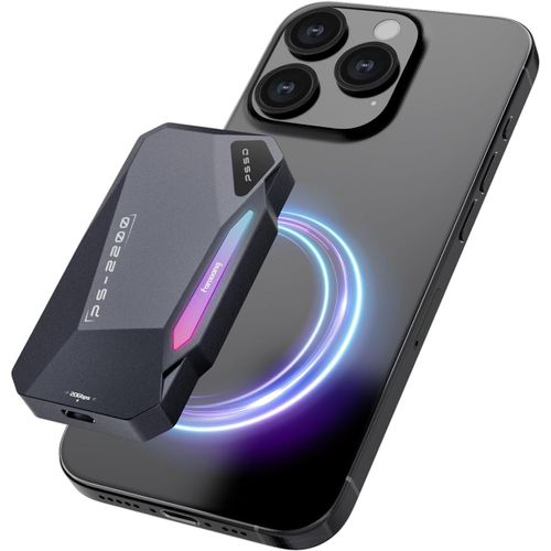 1To Ssd Externe Magnétique,Jusqu'À 2050Mo/S,Usb 3.2 Gen2 Usb-C,Ssd Portable Avec Rgb Leds,4K Prores Hdr,Disque Dur Ssd Externe Pour Iphone15/16,Android/Pc/Mac-Ps2200