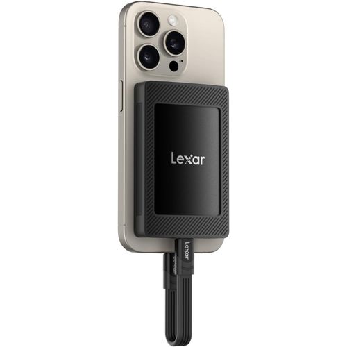 ASFASFq-Lexar SL500M SSD Externe 1To avec Ensemble magnétique, SSD Portable USB3.2 Gen2x2, jusqu'à 2000 Mo/s en Lecture, Disque SSD Externe Compact Ultra Fin Compatible avec iPhone série 15/Mac/PS5/X