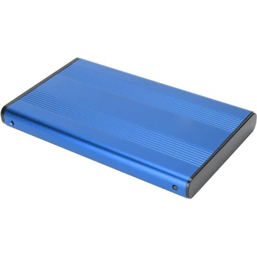 KALANKA-Disque Dur Externe, Disque Dur Portable SSD Externe avec Enclos de Disque Dur d'interface USB3.0 2,5 Pouces 5 Gops 2 to Étui Dur Anti-Statique pour (Black) (Silver) (Blue)