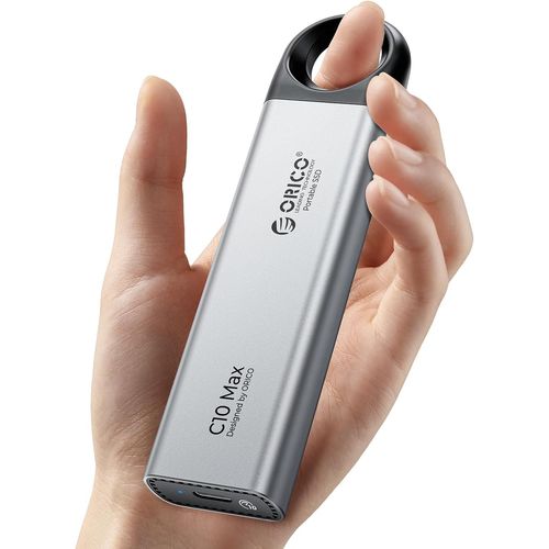 ASFASFq-ORICO SSD Portable 4To, Disque Dur SSD Externe jusqu'à 800 Mo/s, USB 3.2 Gen2, USB C et A 2 en 1 Câble, Disque Dur Externe pour iPhone, Mac, PC et Smartphone - C10Max