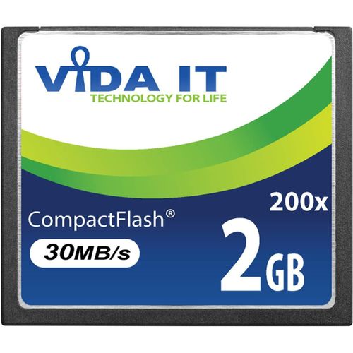 Carte Mémoire Cf Compact Flash 2 Go Vitesse 200X Vitesse 30 Mo/S Ide 50 Broches Pour Appareil Photo Numérique Canon Eos 10D 20D 20Da Eos 300D 30D 350D 400D 40D 50D 5D Mark Ii Eos 7D Eos D30