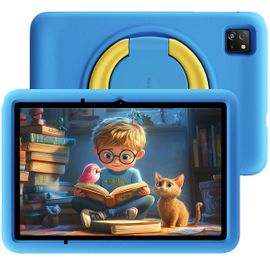 Tablette Tactile pour Enfants Blackview Tab 60 Pro Kids 10.1" RAM 12Go ROM 128Go-SD 2To, Android 15 7700 mAh WiFi 6 - Bleu