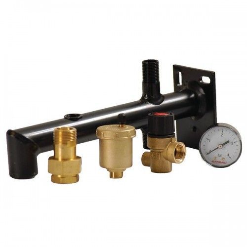 Console équipée pour vase d'expansion chauffage jusqu'à 35 litres GITRAL