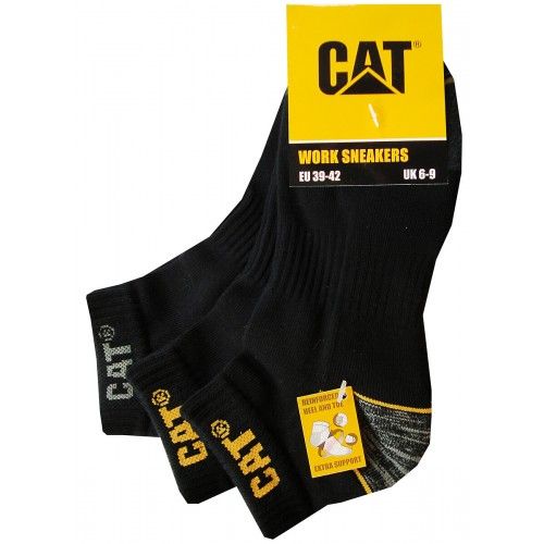 Chaussettes basses de travail renforcées WORKSNEAKERS - noir - 39/42 Caterpillar