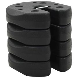 Prolenta Premium - Poids Pour Belvédère 4 Pcs Noir 220x50 Mm Béton