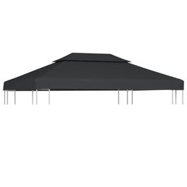 Prolenta Premium - Toile De Belvédère 2 Niveaux 310 G/M² 4x3 M Anthracite