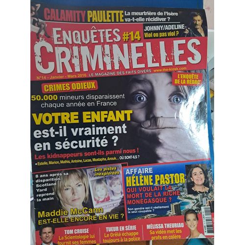 Revue Enquetes Crinelles