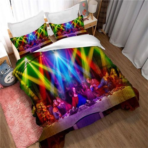 Housses De Couette Ste-X 2 Personnes / 1 Personne, Parure De Lit Maison Housse De Couette + 2 Taies D'oreiller Dj Musical