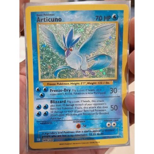 Pokémon Artikodin / Articuno Holo Clc 009 / 034 Classic