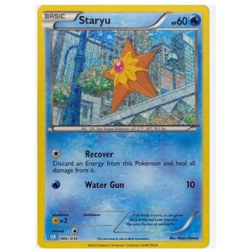 Pokémon Stari / Staryu Holo Clc 004 / 034 Classic