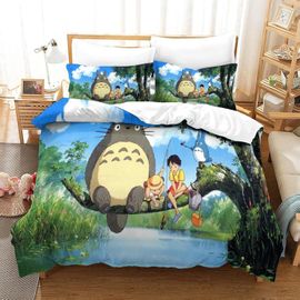 Housse De Couette Totoro Housse De Couette Imprimée Japon Anime