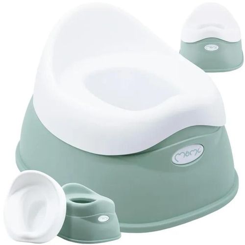 Momi Dito ¿ Pot Bébé Ergonomique Avec Insert Amovible ¿ Antidérapant, Compact Et Léger ¿ Dès 12 Mois ¿ Vert