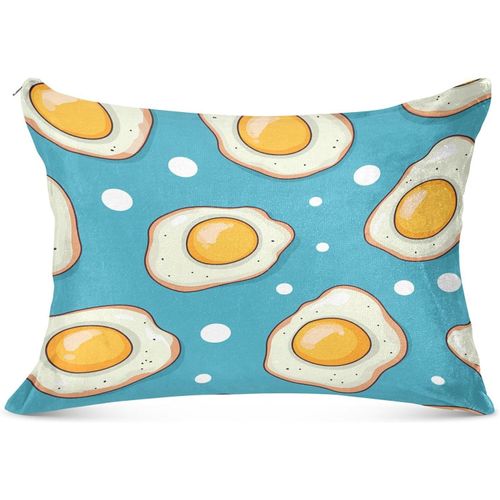 Housse De Traversin Long Avec Motif ?Ufs Mignons ¿ Coussin De Corps Et De Cou ¿ Housse De Traversin Orthopédique Pour Allaitement, Grossesse, 53,34 X 137,2 Cm