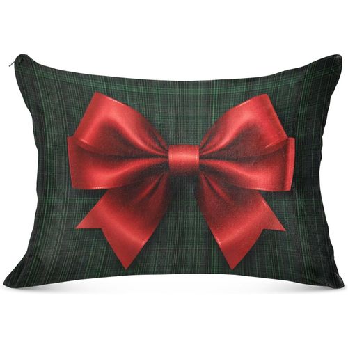 Housse De Traversin De Noël Chaude En Hiver Avec N?ud Papillon ¿ Coussin De Corps Et De Cou ¿ Housse De Traversin Orthopédique Pour Allaitement Et Grossesse 53,34 X 137,2 Cm