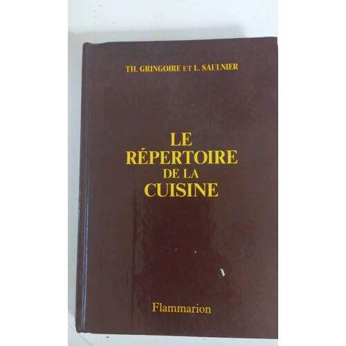Le Répertoire De La Cuisine Th.Gringoire