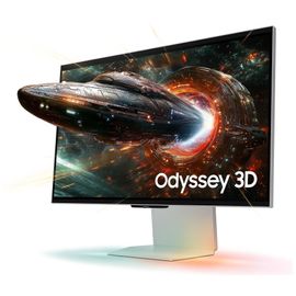 Samsung Odyssey 3D S27FG900XU - G90XF Series - écran LED - jeux - 27" - 3840 x 2160 4K UHD (2160p) @ 165 Hz - IPS - 350 cd/m² - 1000:1 - HDR10 - 1 ms - 2xHDMI, DisplayPort - haut-parleurs -...