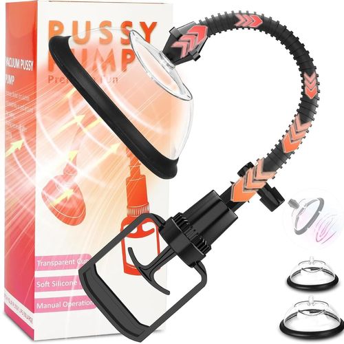 Kal-Pompes À Tétons Vagin Femme Tétine Suceurs De Clitoris Stimulant Chatte Agrandisseur Sein Masturbation Toys Sextoys Pour Femmes Solo (Vaginal Pump)
