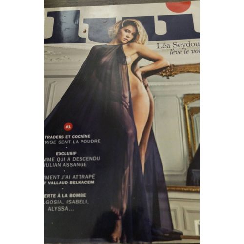Lui . No 1 . Octobre 2013 . Léa Seydoux Lève Le Voile