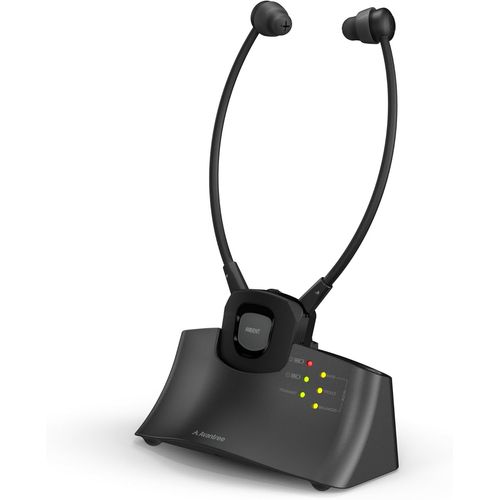SUBZONAL-HT381- Casque TV sans Fil avec émetteur RF, Contrôle du Volume de Balance G/D, Écouteurs de Volume Amélioré pour Personnes âgées, Compatible avec Télévision avec Sortie Audio Optique ou AUX