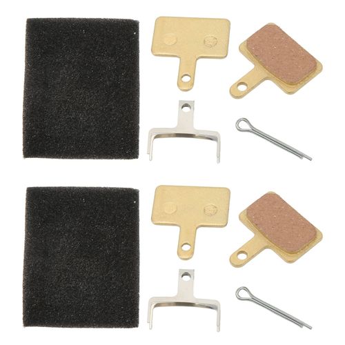 2 Paires De Plaquettes De Frein à Disque De VéLo De Montagne, Plaquettes De Frein Hydrauliques En RéSine Semi-MéTallique Avec Broches à Ressort Pour L'éQuitation Et Le Cyclisme